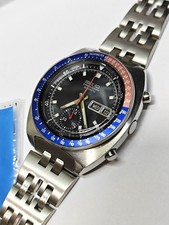 Seiko 6139 Pogue Vintage  Pepsi 6139 6000 Uncle Seiko Bracelet Fully Functioning