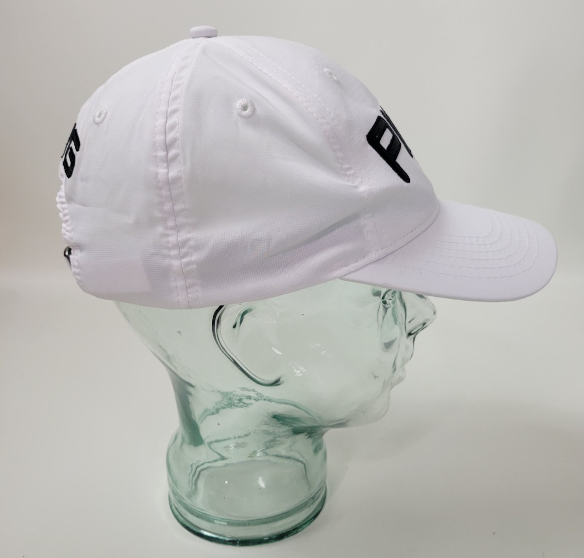 Ping White Adjustable Strapback Golf Hat Cap - image 3