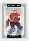 2018-19 UD CHRONOLOGY FH-PH-BP FRANCHISE HISTORY AUTO SSP BERNIE PARENT FLYERS