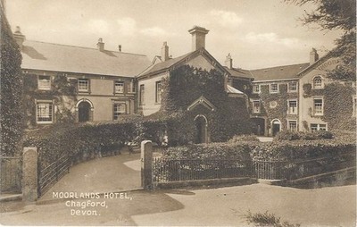 Moorlands Hotel, Mill Street, Chagford, Postkarte, unbespielt, Hrsg. J. Burrow