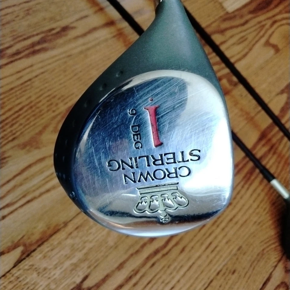 Slazenger Crown Sterling Drivers 1 Wood 3 Wood 5 Wood all 3 clubs Left Handed LH - Image 3 of 4