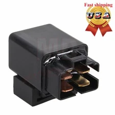Starter Solenoid Relay For Yamaha Warrior 350 YFM350X 1987-2013 ATV 4 Pins Black
