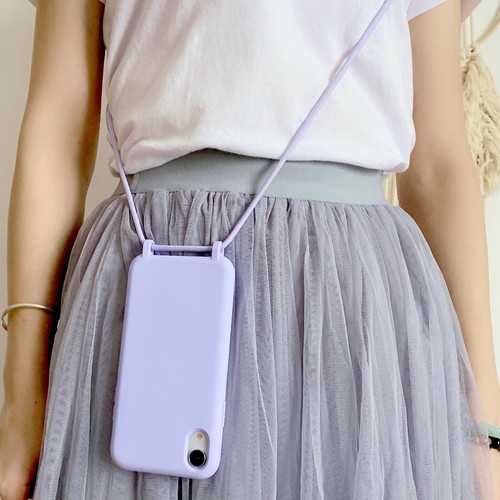 Crossbody Liquid Silicone Phone Case For iPhone 11 12 13 Pro Max XR XS 7 8 SE - 第 9/26 張圖片