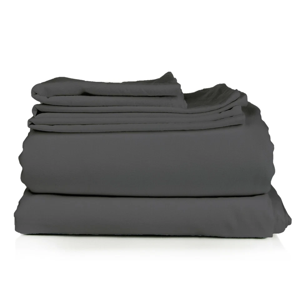 HIGH THREAD COUNT 1800 EGYPTIAN COTTON & BAMBOO SATIN SOFT SHEET DEEP POCKETS - Image 2 of 4