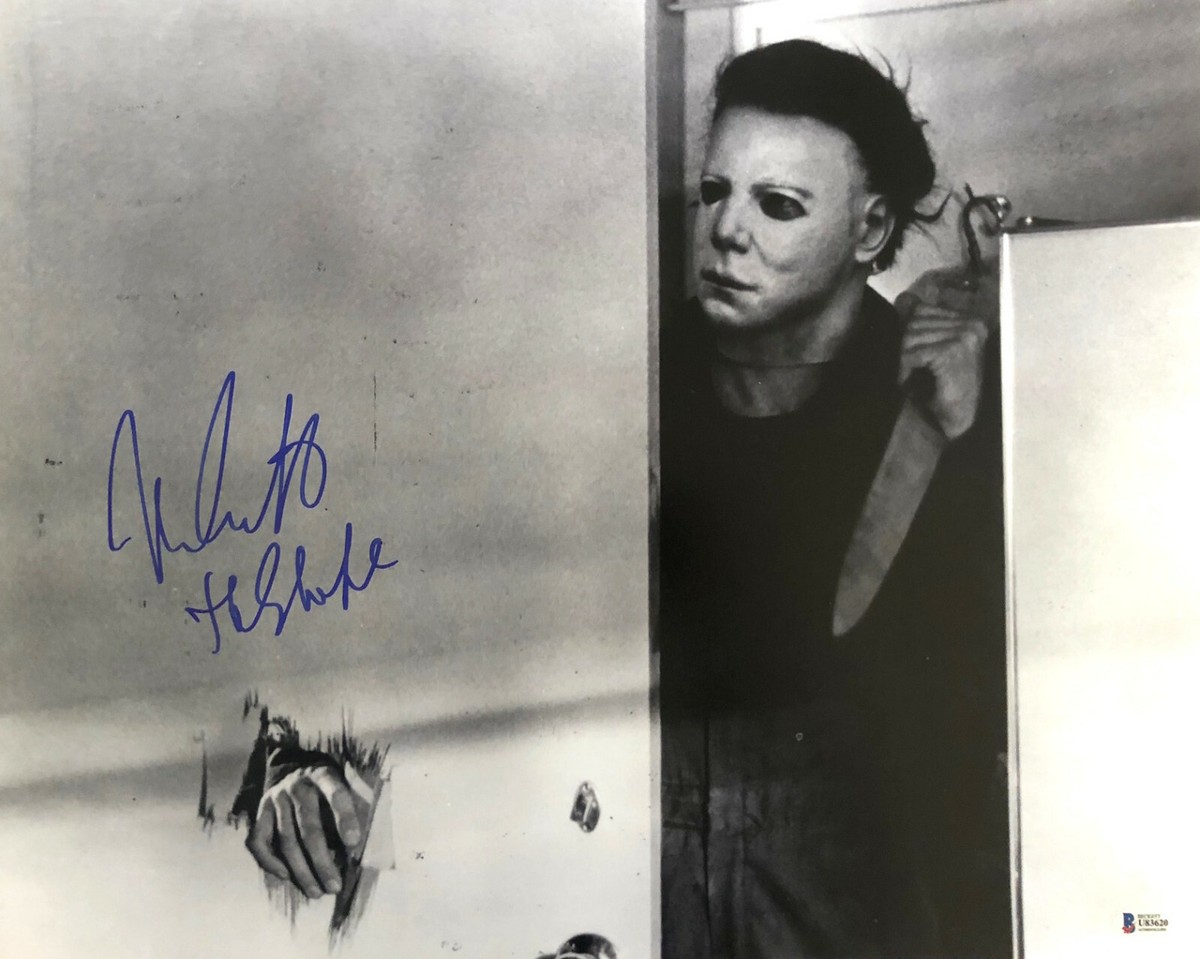 NICK CASTLE SIGNED AUTOGRAPH HALLOWEEN 16X20 PHOTO BECKETT BAS THE