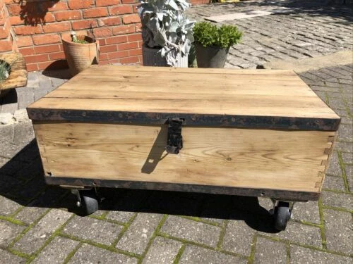 Wooden Industrial Trunks and Chests