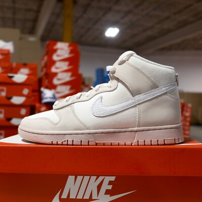 Nike Dunk High Retro PRM Cracked Leather Swoosh DV0822-100 Nike Dunk High Retro PRM Cracked Leather Swoosh DV0822-100