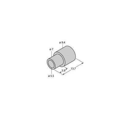 Turck Distanzhülse DS-RI-QR14 (VE2) Drehgeber 1590814 Distanzhülse