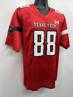 Texas Tech Red Raiders Team-Issued CUPP #88 Red Jersey Size Large