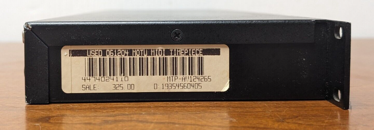 Motu MTP AV Rack Mountable MIDI Timepiece AV Interface | eBay