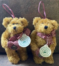 Boyds Bears Edna May Plush Bear Ornament-Jointed Legs & Arms