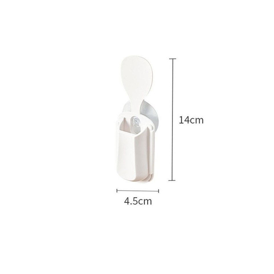 Storage Rice Paddle Holder Plastic Rice Scoop Rack Organizer For Rice