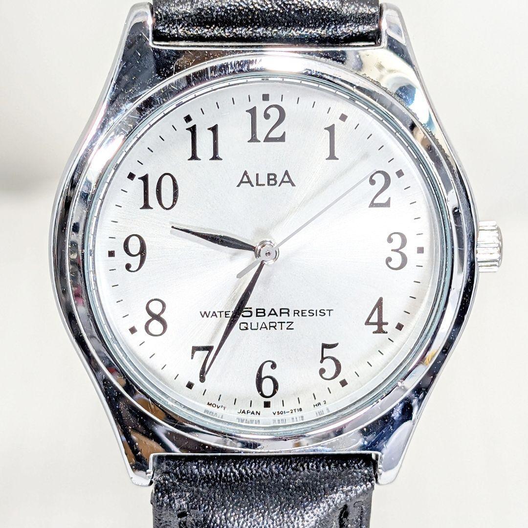 SEIKO ALBA V501-6V50 Water Resist 5bar Quartz Stainless