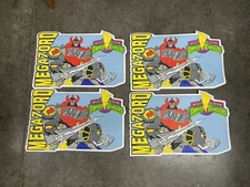 Set of 4 Rare 1994 Mighty Morphin Power Rangers Megazord Placemats 18x12, Saban