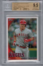 2019 Topps Transcendent VIP Mike Trout Through the Years #'ed 30/83 BGS 9.5
