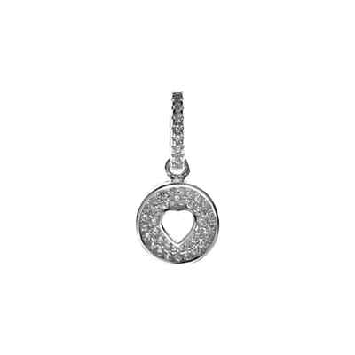 Cut Out Herz Anhänger Sterling Silber 925 gepunzt alle Kettenlängen nagelneu