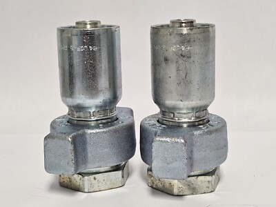 #ad CAMPBELL FITTING VITON SEAL HOSE STEM 3 4quot; amp; 1quot; UCF 3 LOT OF 2 $74.81