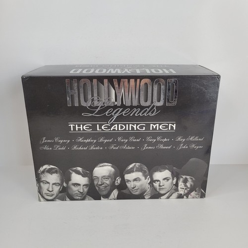 HOLLYWOOD LEGENDS VHS 10 Tape Box Set John Wayne James Stewart Bogart Cagney - Picture 2 of 5