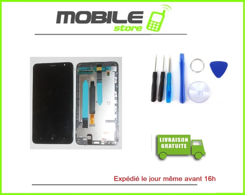 Vitre Tactile + Ecran LCD + Chassis pour Nokia 1320 + Outils