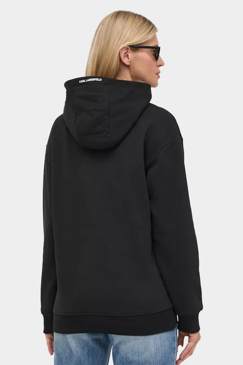 ORIGINAL KARL LAGERFELD HOODIE SWEATSHIRT FOR WOMEN TEXTURES BRAND