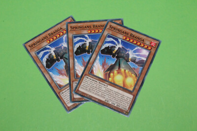Yu-Gi-Oh! Playset Blazing Vortex #008 Springans Branga Common 3x Deutsch