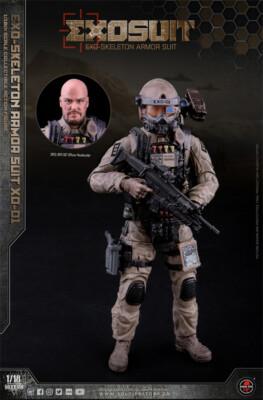 Soldierstory 1/18th EXO Skeleton Armor Suit XO-01 SSE001 Action