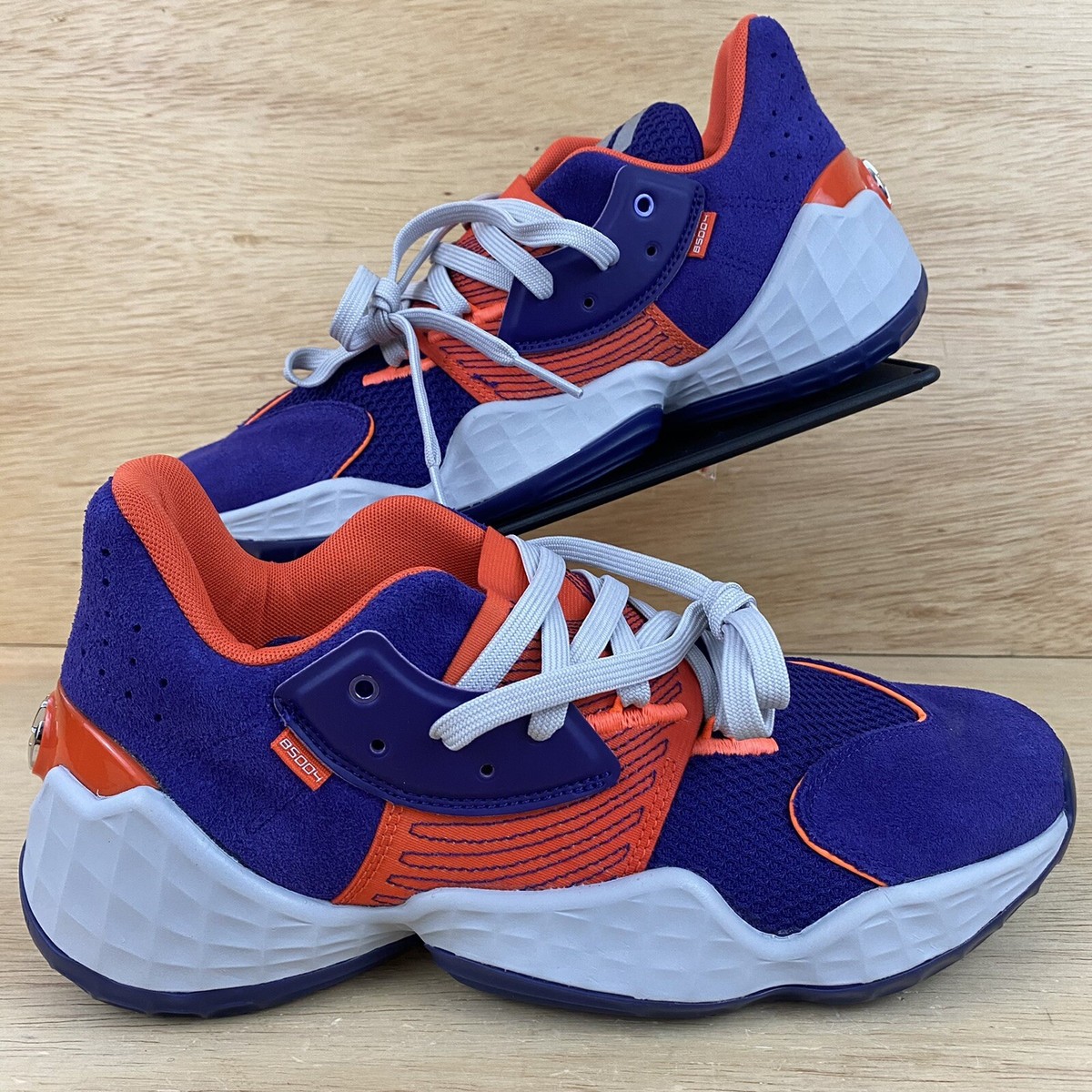 Adidas James Harden Vol. 4 GCA Orange Purple Mens [Sz 8.5] Shoes Phoenix  Suns