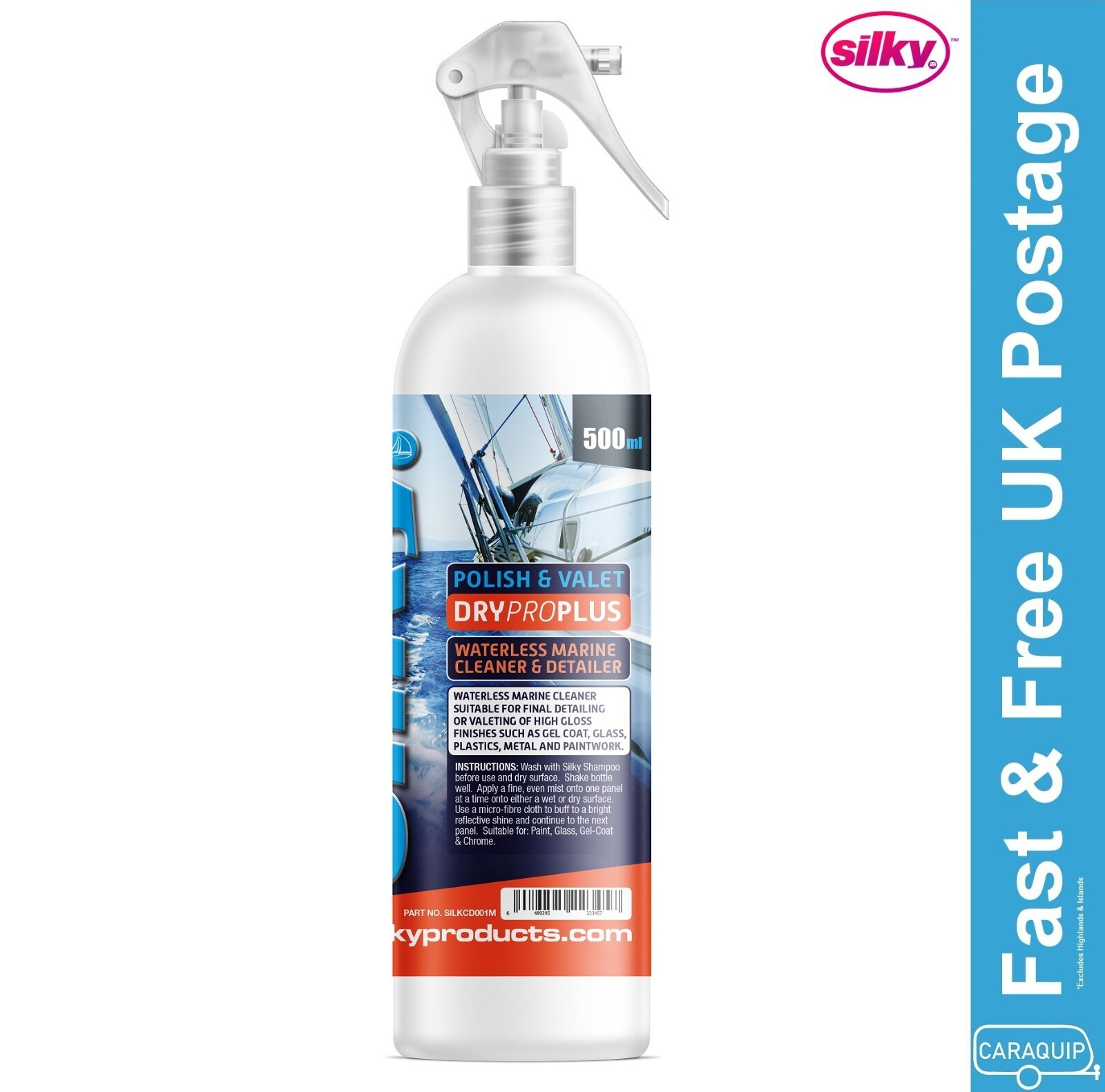 Silky Cleaner Caravan Motorhome Marine Boat Deep Polish Cut Cream Shine