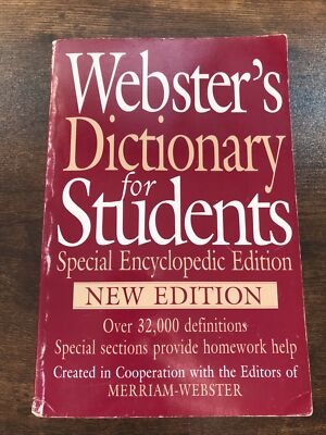 Webster's Dictionary for Students (2007, Paperback)
