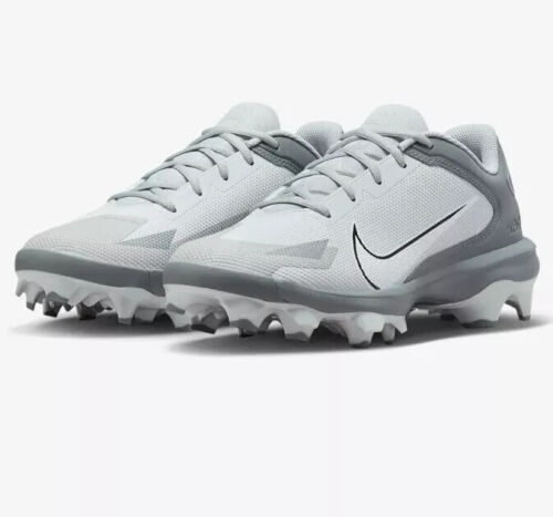 Nike Force Trout 8 Pro MCS GS Gray Baseball Cleats CZ5912 001 Boy's Size 4Y