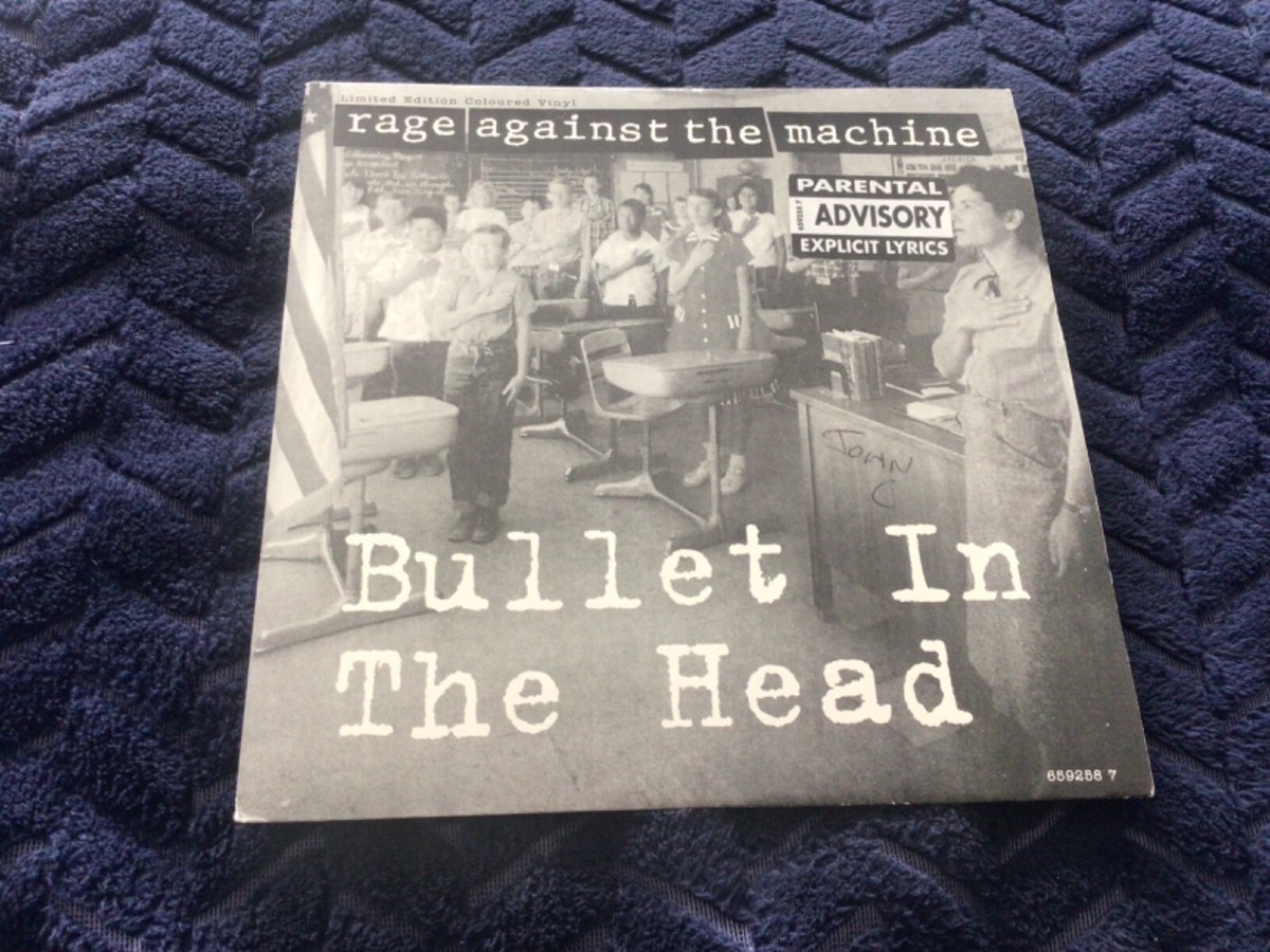 Rage against the machine Bullet in the head 7 inch picture disc