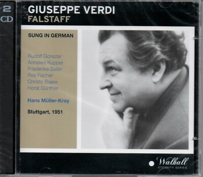 VERDI - FALSTAFF - IN GERMAN - GONSZAR - KUPPER - SAILER - MULLER-KRAY - 1951
