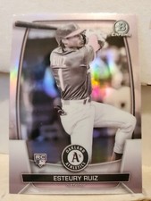 Esteury Ruiz 2023 Bowman Chrome #46 Pearl Refractor SSP Rookie Card RC