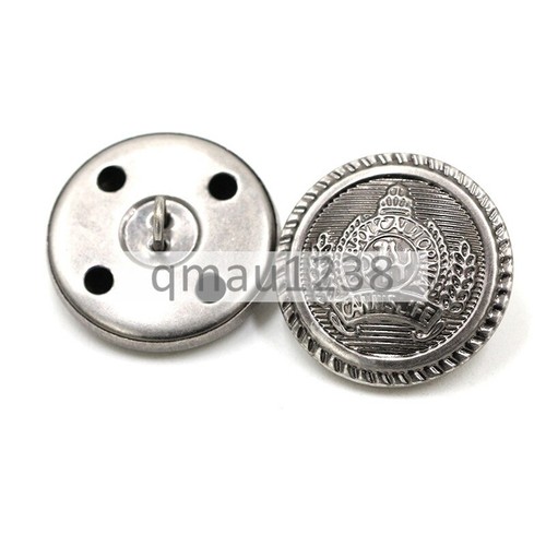 RETRO COPPER 15MM-25MM METAL SHANK BUTTONS ROUND COAT BAG TAILOR SEWING CRAFTS - Picture 17 of 17