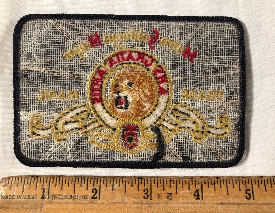 Parche De Colección MGM Cine Studio Metro Goldwyn Mayer Marca León Logo Foto 2 de 2