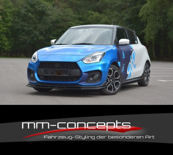 Cup Spoilerlippe Schwarz FüR Suzuki Swift MK6 Sport Frontspoiler Spoilerschwert-image