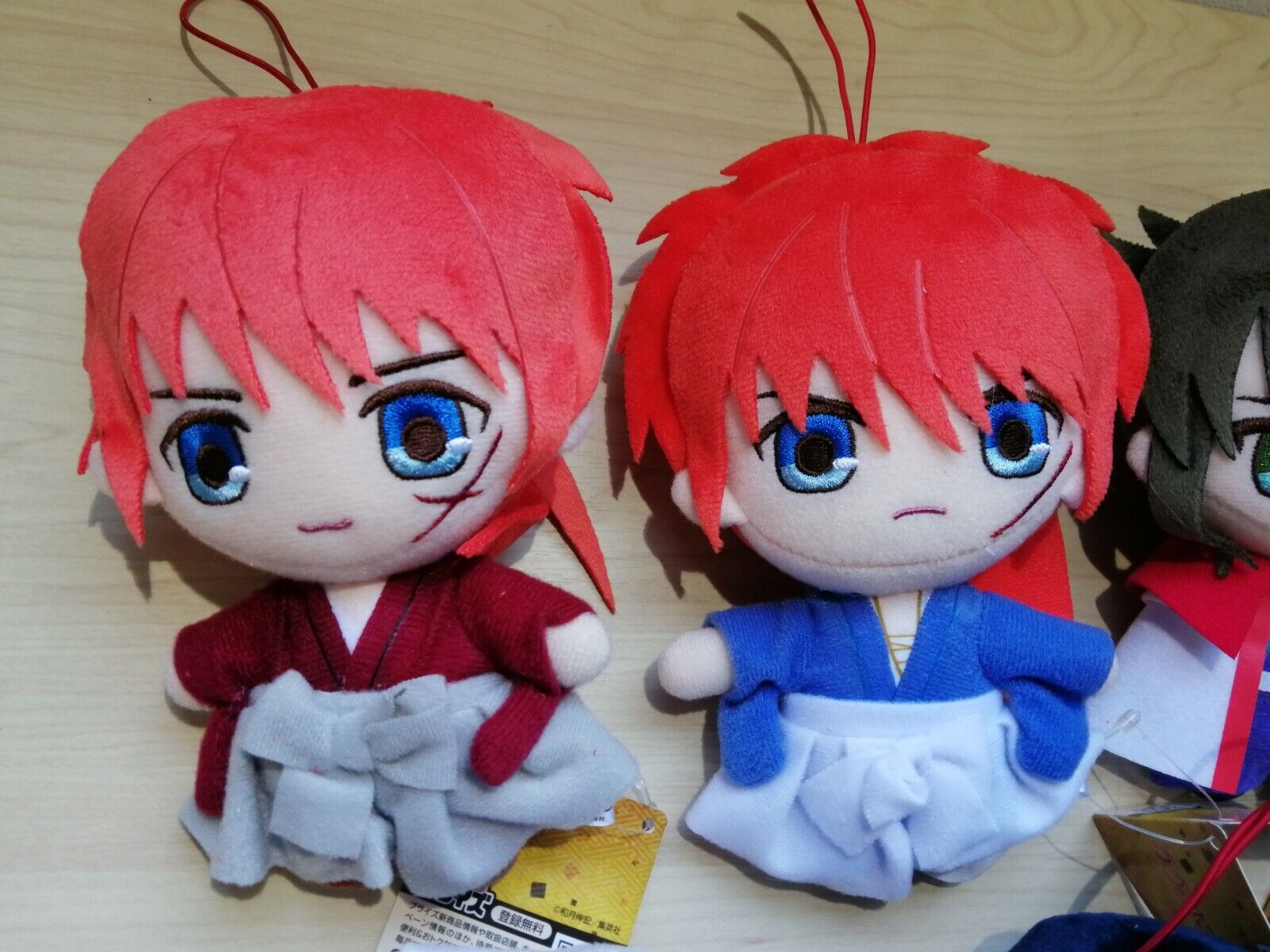 Rurouni Kenshin: Meiji Kenkaku Romantan Plushie Kenshin Himura/Sanosuke  Sagara