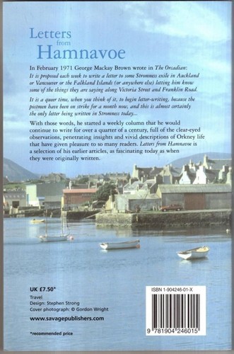Letters from Hamnavoe : George Mackay Brown - Picture 2 of 2