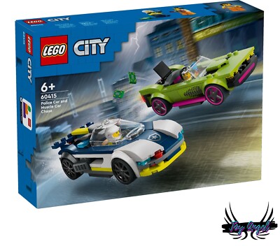 LEGO  City - 60415 -  Verfolgungsjagd mit Polizeiauto und Muscle Car - Neu&Ovp