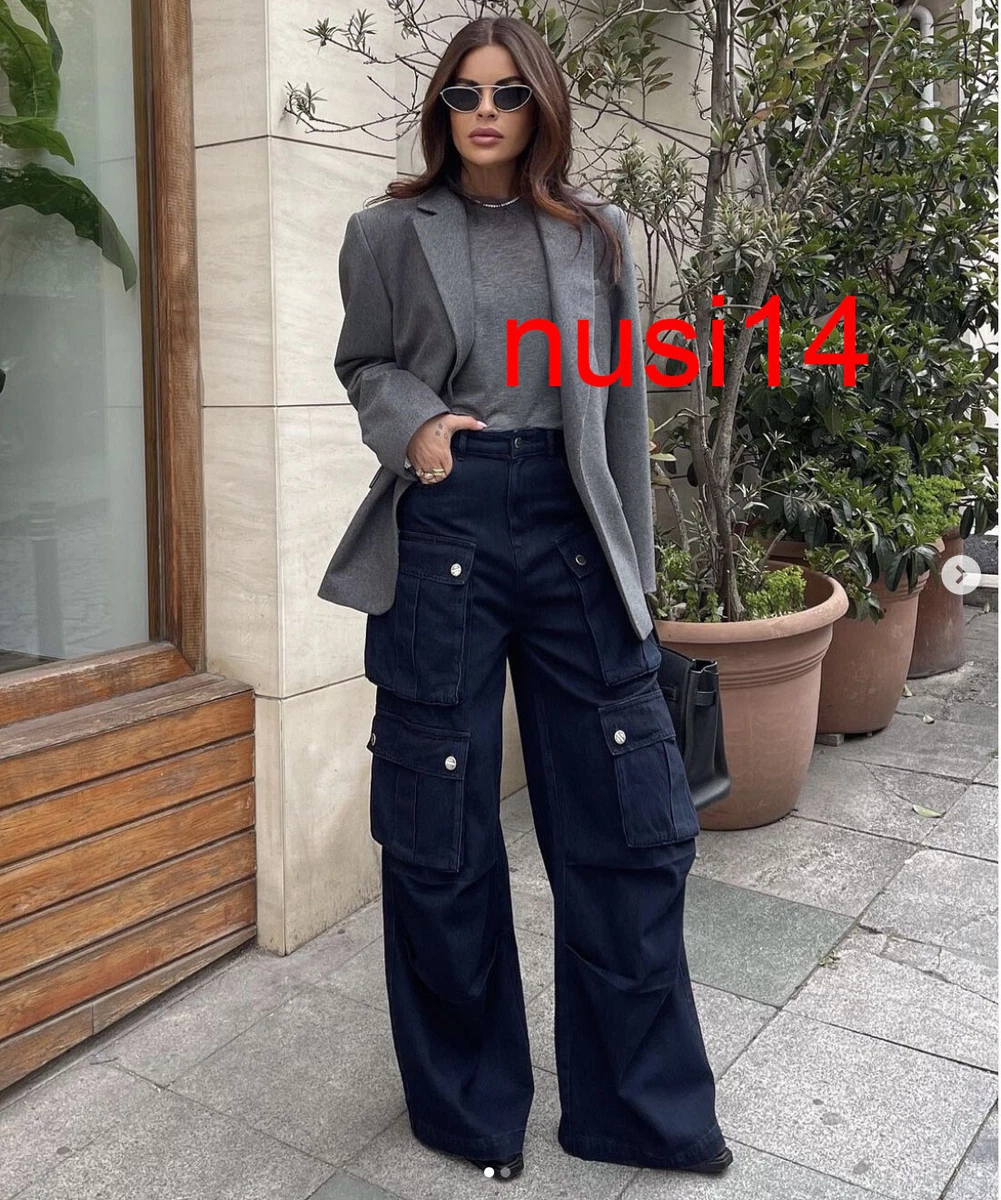 Jean cargo femme zara sales