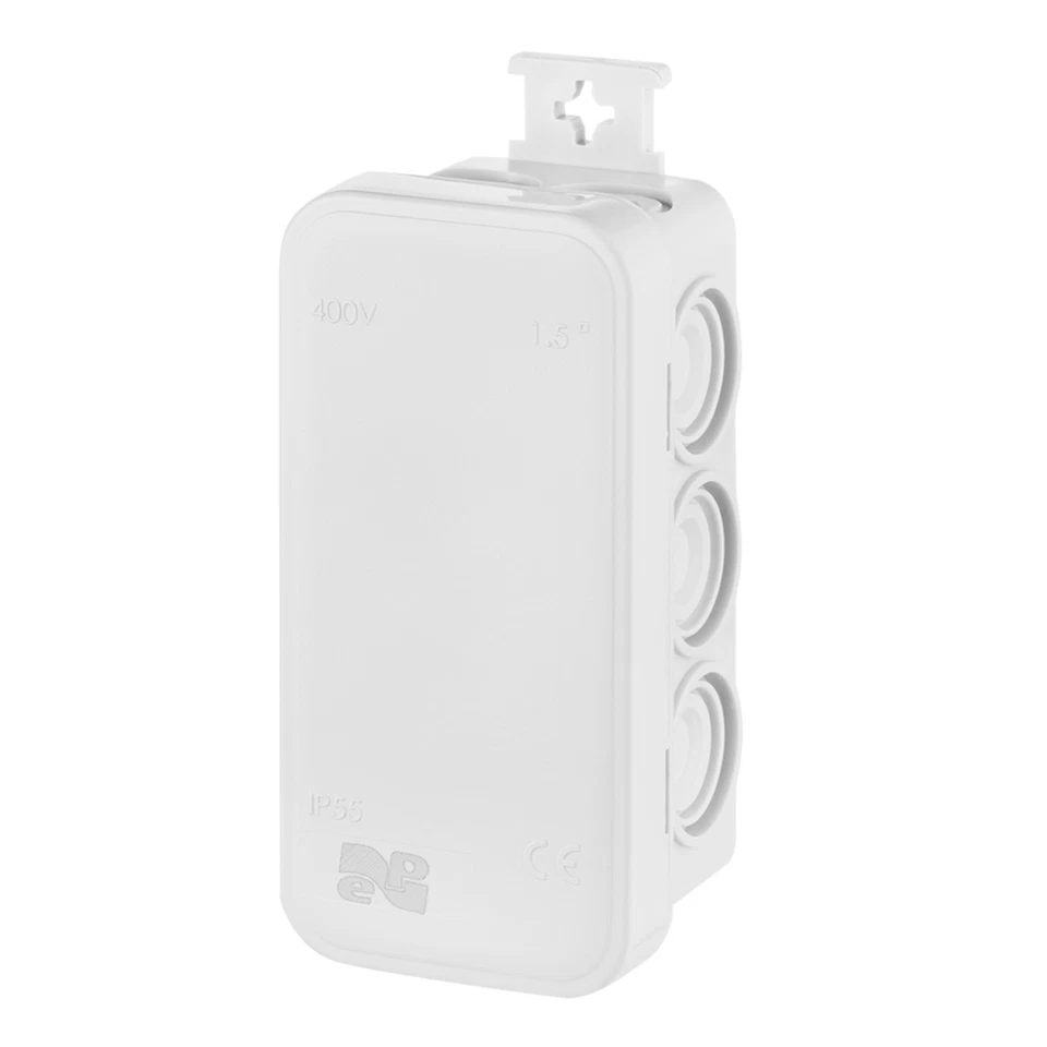 Aufputz / Abzweigdose / Verteilerdose / IP55 / Feuchtraum / Nassraum 💦 / grau - Bild 2 von 4