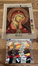 Collection D Art Printed needlepoint canvas Mary 30x40cm Plus Thread