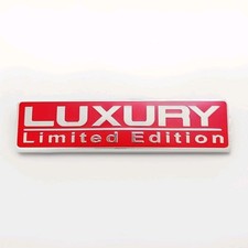 3D Luxury Limited Edition  Aluminium  Auto Aufkleber Logo KFZ Sticker Luxus 15cm