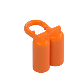 New LEGO Orange Classic Space - Helmet & Air tanks - From set (6533581)