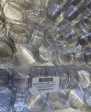 20Pcs Mini Clear Bead Containers Round Small Jewelry Storage Plastic Screw Jars