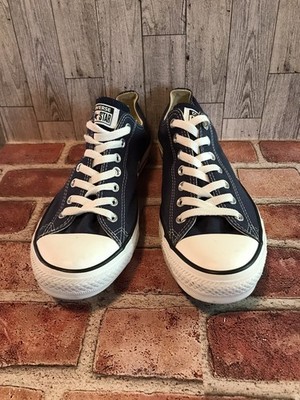 Converse Chuck Taylor Low Top Mens 10 Womens 12 Low Top Sneakers Denim Blue shoe