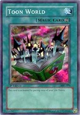 Lightly Played Toon World - MRL-076 - Super Rare - Unlimited Edition - Yu-Gi-Oh 