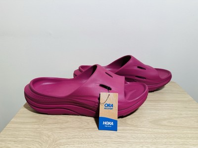 Hoka Ora Recovery Slide 3 sandals beet root NWOB size 12L 10M