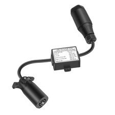 USA to European Trailer Light Converter 7 Way Flat Socket US Vehicle to7628
