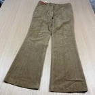 Vintage 70s Corduroy Flare Leg Pants Hippie Disco Bootcut 36x32 Phoenix